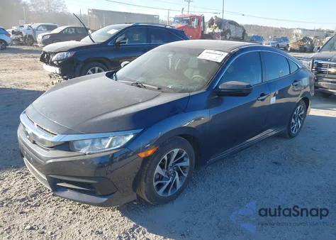 2017 Honda Civic Ex from USA, damaged, VIN 2HGFC2F71HH560555